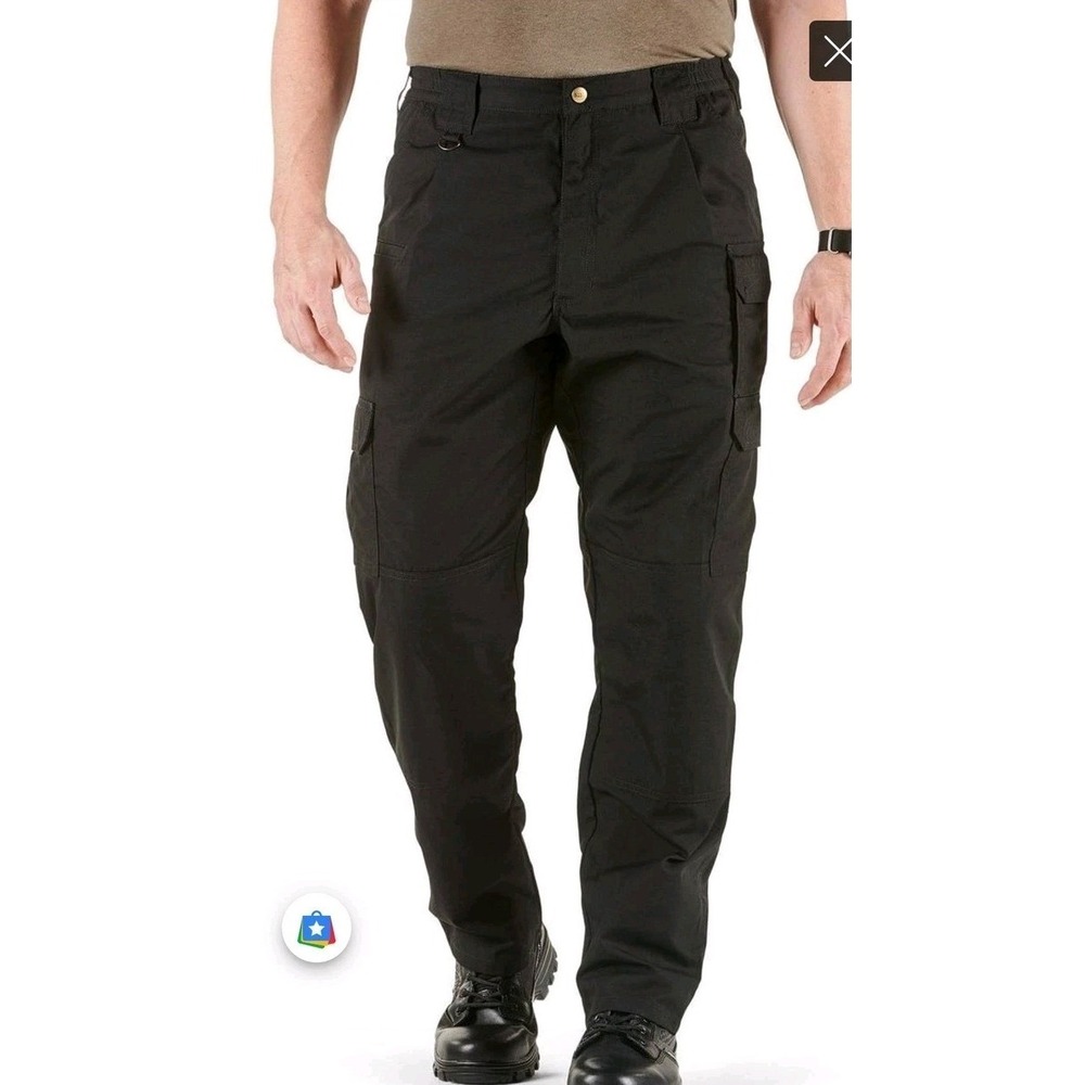 5.11 Tactical Taclite Pro Mens 40x34 Black Cargo Pants Utility Work Trouser NWOT